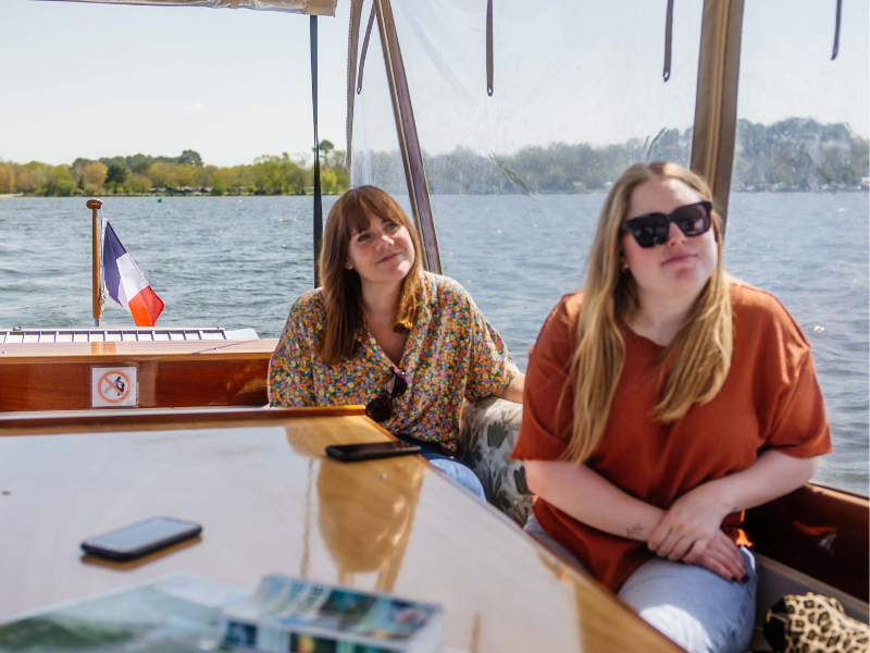 Une balade en bateau sur le Lac Parentis-Biscarrosse en hiver