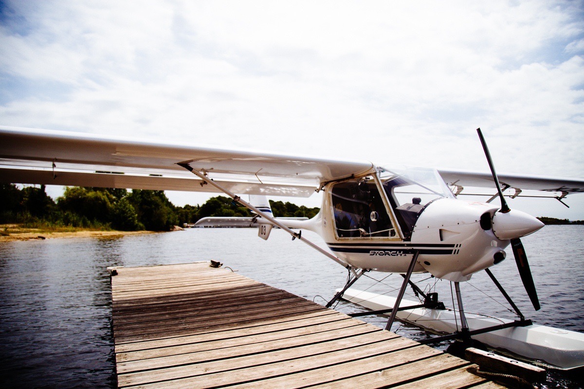 Hydravion à Biscarrosse sur le lac