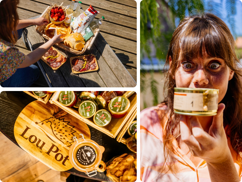 Panier de spécialités landaises