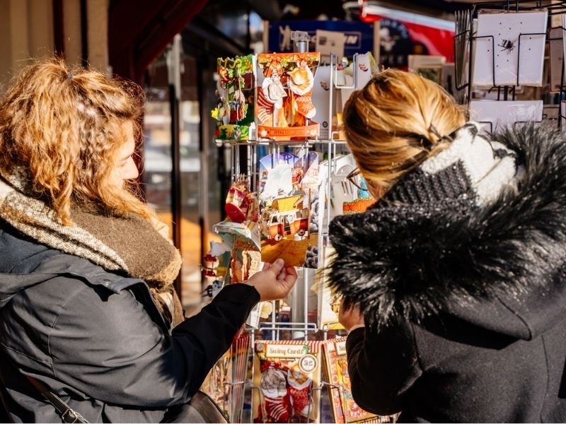 Après-midi shopping en hiver à Biscarrosse