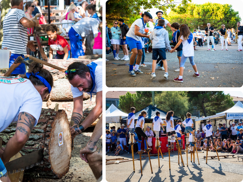 Les traditions des Landes aux fêtes de la plage