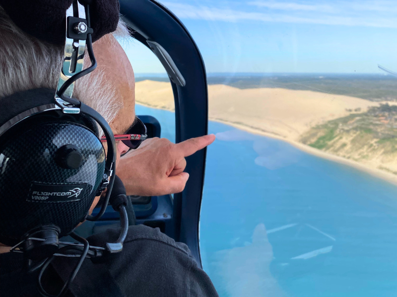 Vol découverte en avion au-dessus de la Dune du Pilat à Biscarrosse