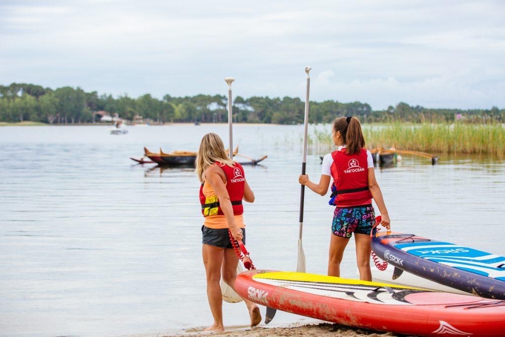 Stand Up Paddle sur le lac de sanguinet