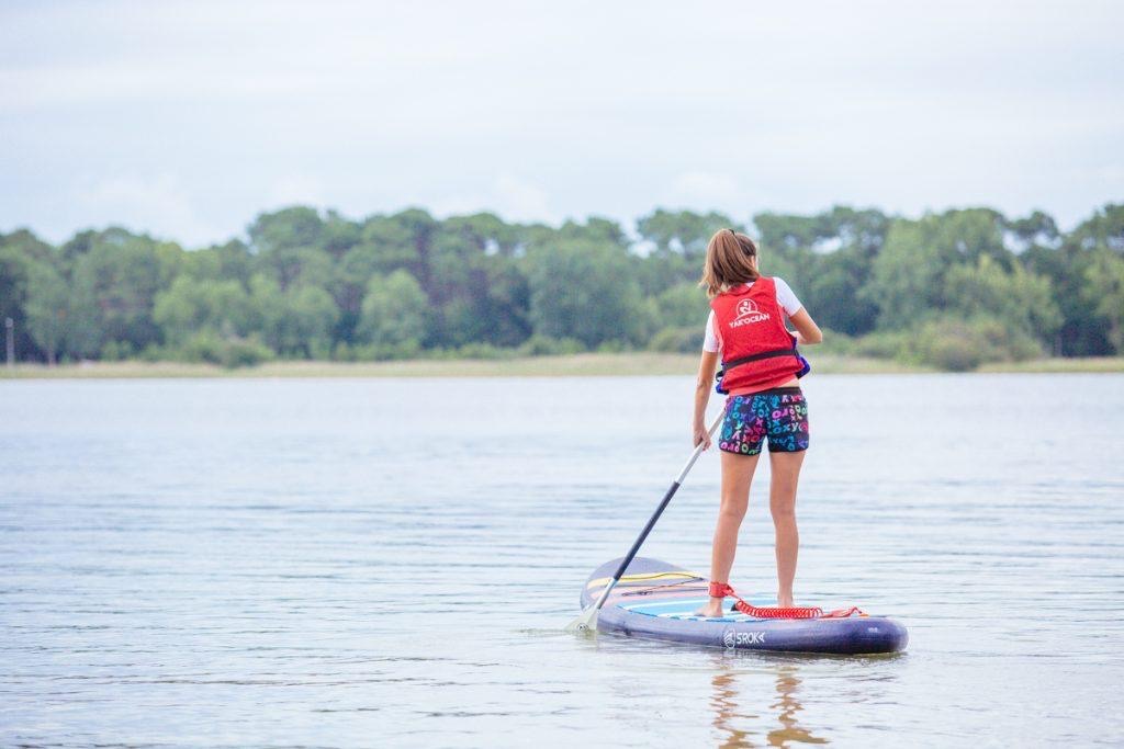 Stand Up Paddle sur le lac de sanguinet