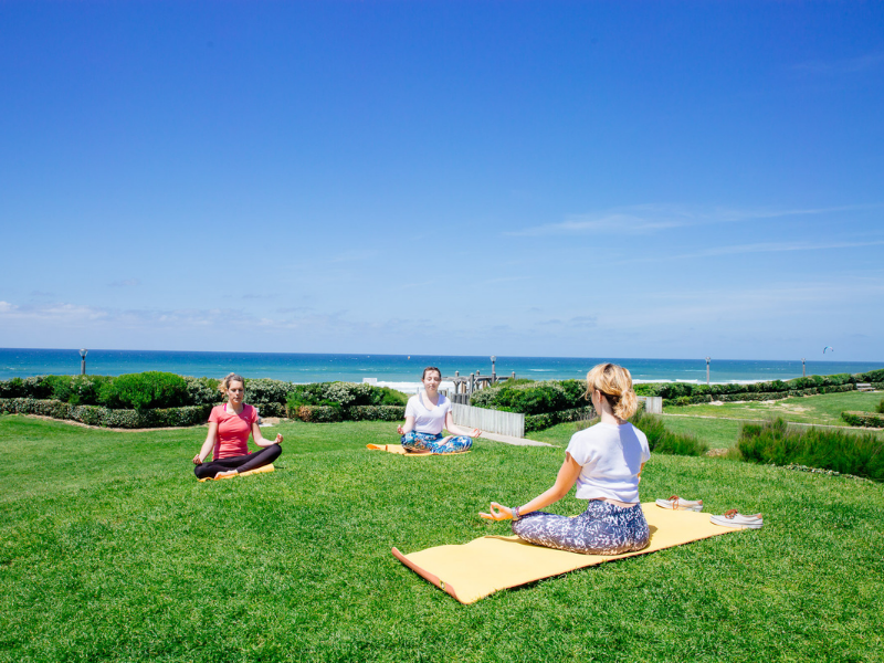 yoga plage