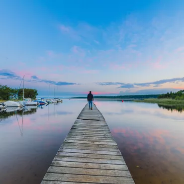 The lake of Sanguinet