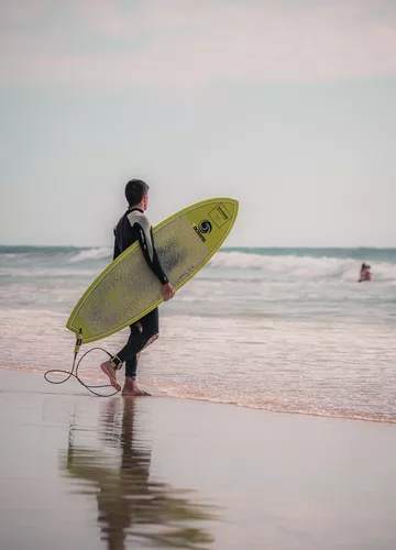 surf a Biscarrosse plage