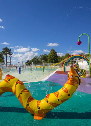 Parc aquatique en camping