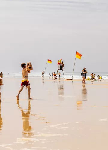 Se baigner en toute sécurité à Biscarrosse-Plage