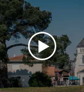 Webcam Parentis-en-Born | Lake and town