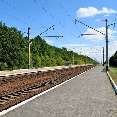 La gare de la Hume près de Biscarrosse