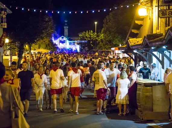 Parentis en Born, the largest Féria of the North Landes