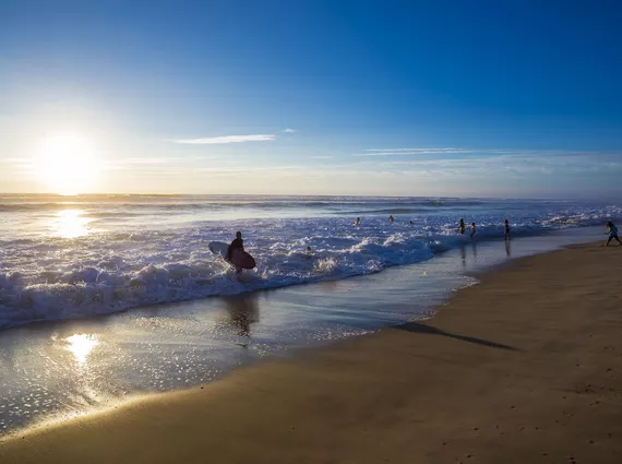 A world-renowned surfing spot!